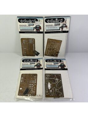 Set Of 4 Eduard Detail Set For Aircraft Plastic Kit Assorted * READ CZ